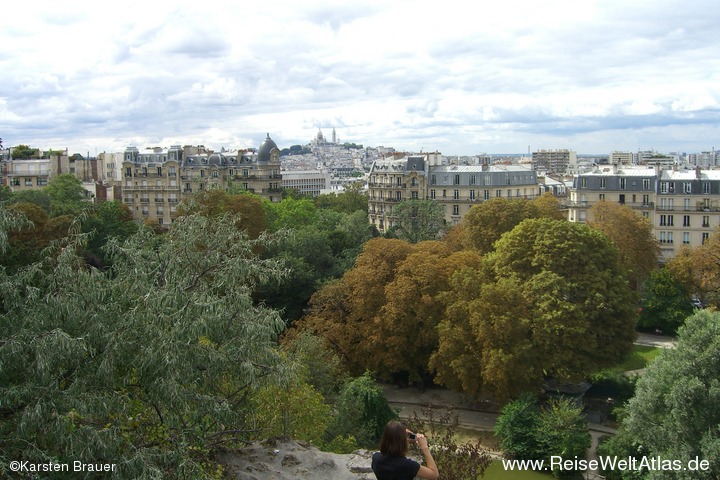 Blick vom Parc des Buttes-Chaumont