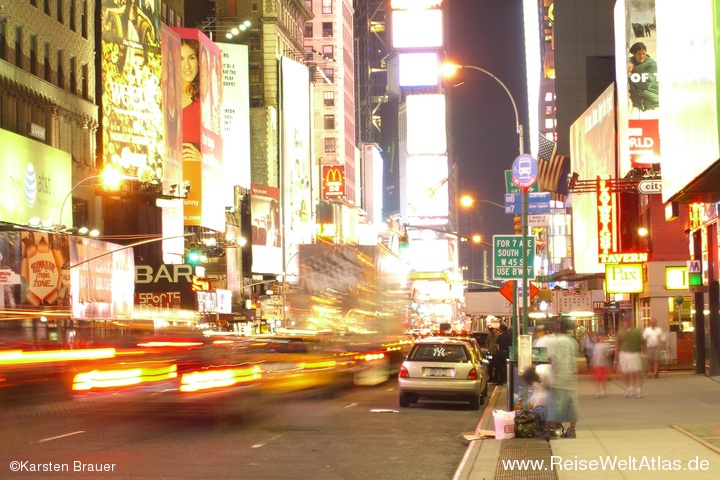 Broadway bei Nacht