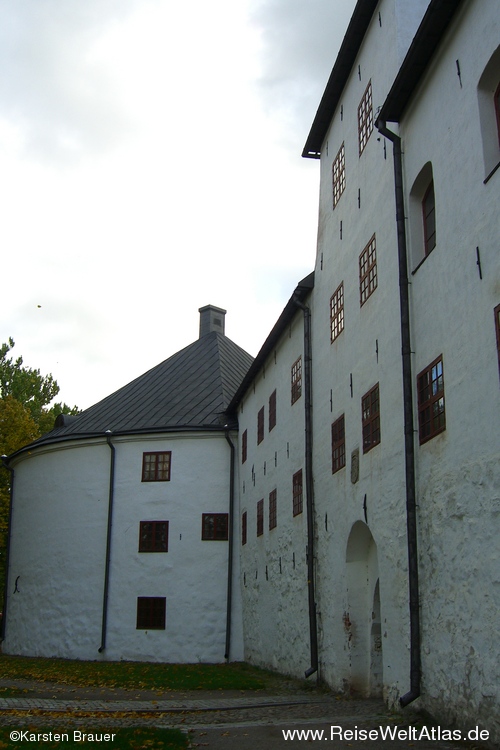 Burgmauern und Fenster