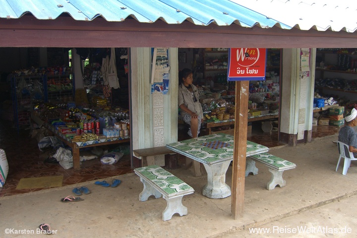 Ein Shop in Laos