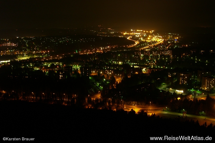 Kuopio bei Nacht