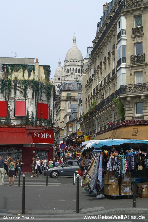 Seitenstraße zum Sacre-Coeur