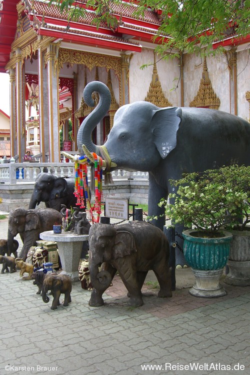 Temple Elephant Couple