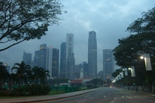 Skyline im Morgengrau
