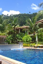 Pool vorm Regenwald
