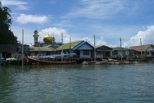 Moschee auf dem Wasser